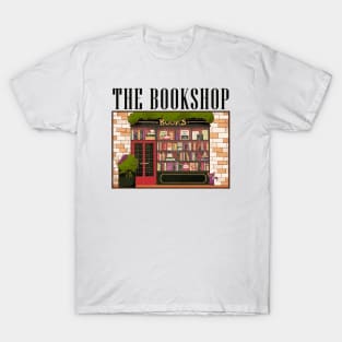 The Bookshop Storefront Illustration T-Shirt